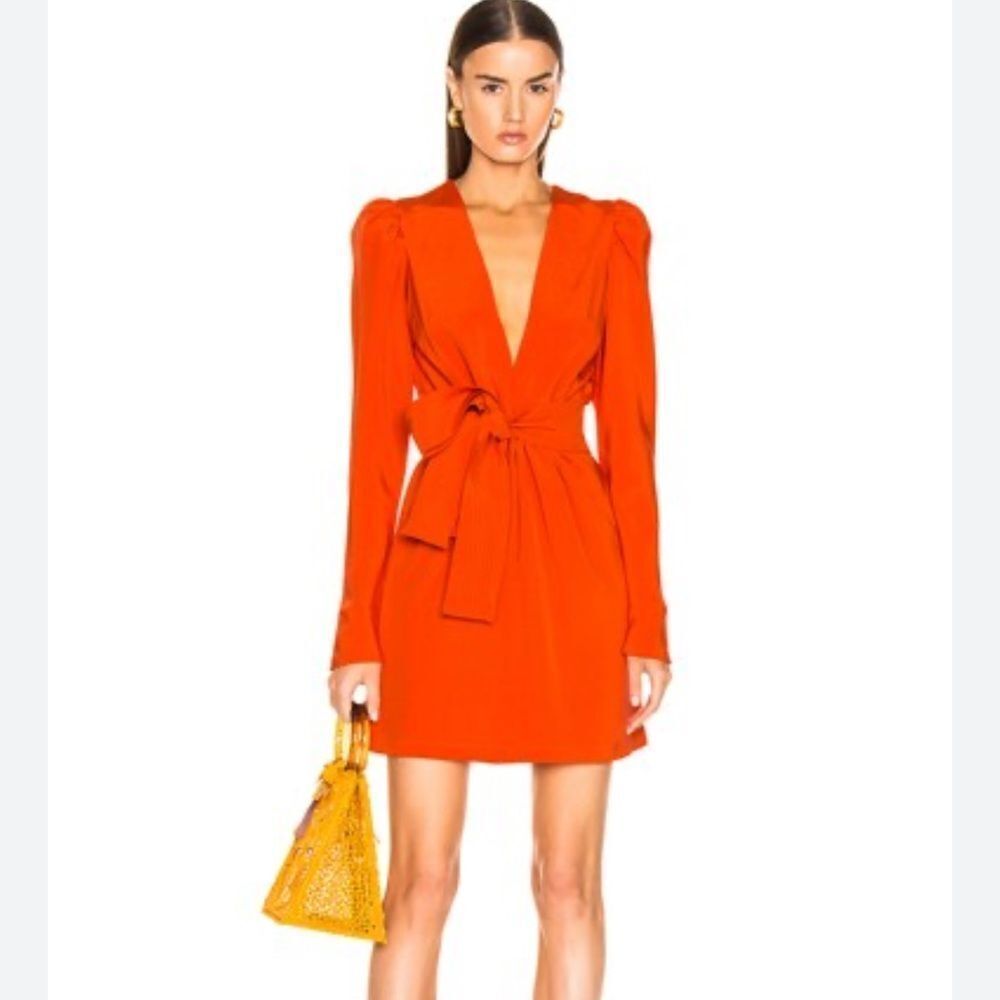 SILVIA TCHERASSI Silk Octavia Dress-WW5
NO BELT